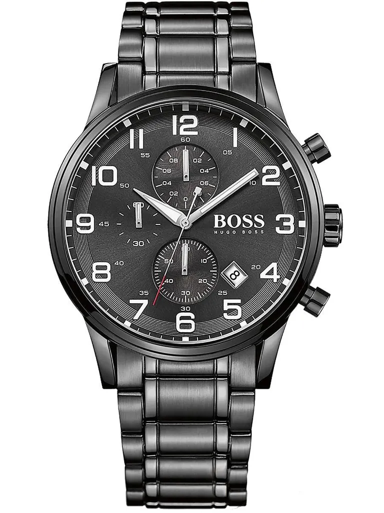 Montre Hugo Boss Aeroliner 1513180 en Acier Inoxydable Argenté pour Homme