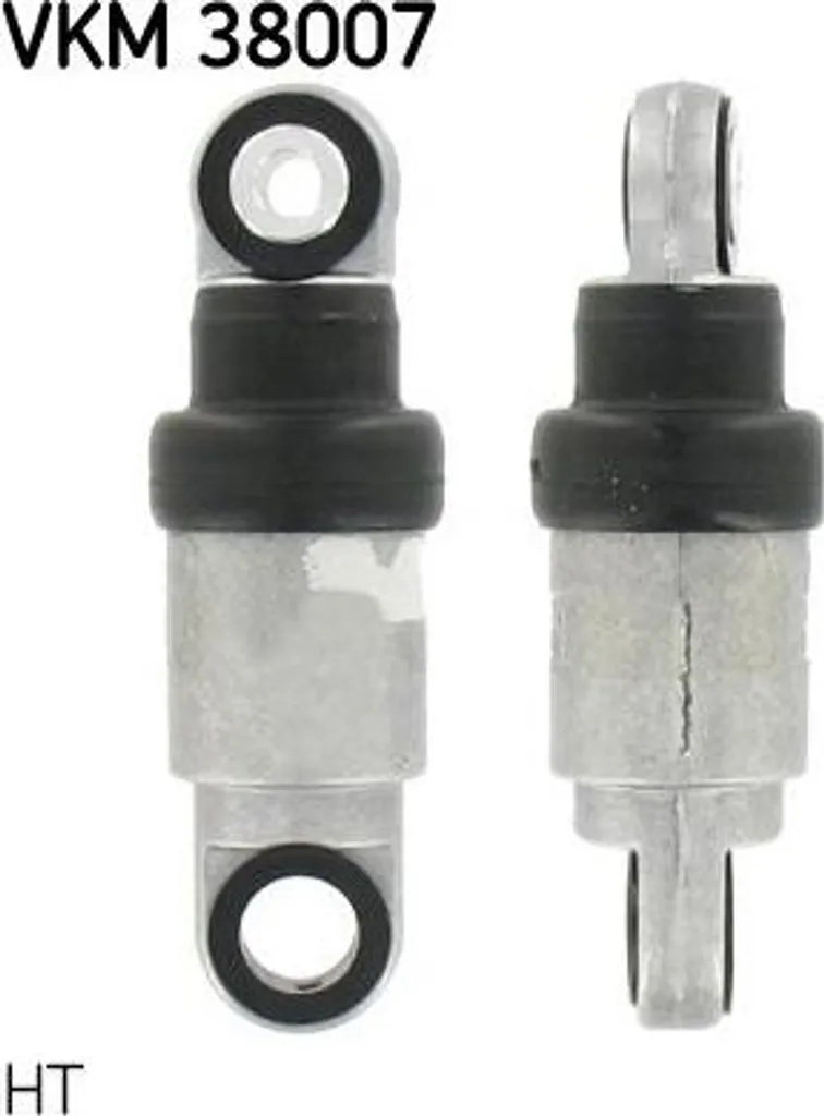 Galet tendeur SKF VKM 38007 pour courroie trapézoïdale BMW OE 11281717188
