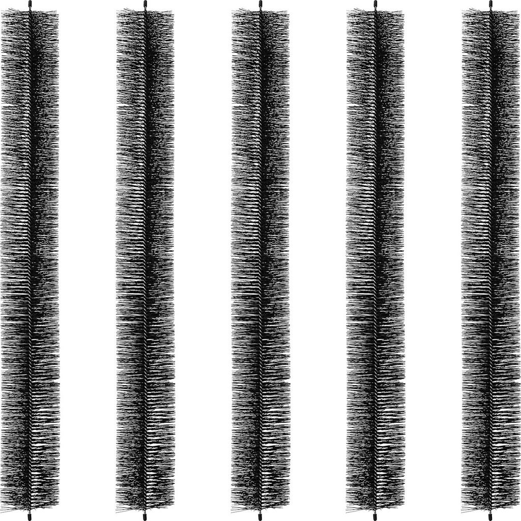 VEVOR Dachrinnenbürste, 4,6 m Gesamtlänge, φ110 mm, Dachrinnenreinigungswerkzeug, Laubschutz für 12,7 cm Dachrinnen, entfernt mühelos Blätter...