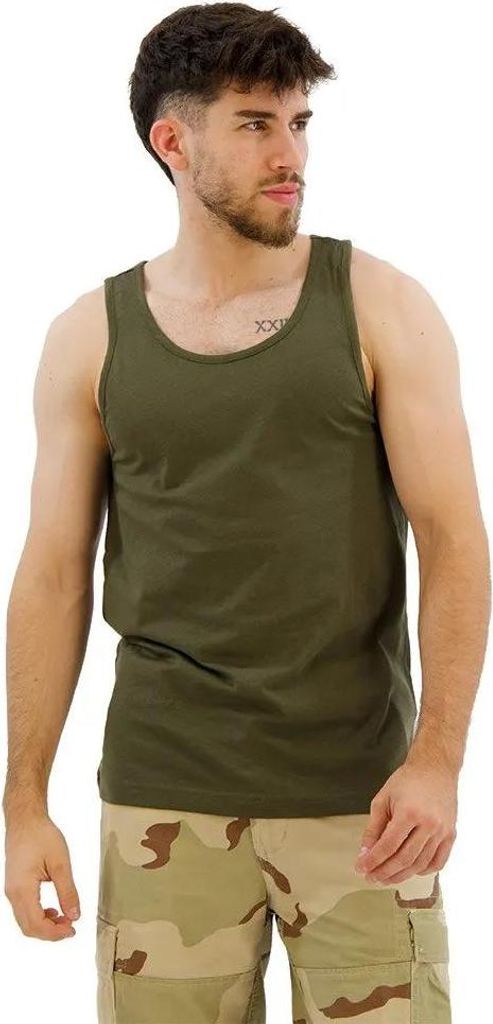 Brandit ärmelloses T-shirt Grün 5XL Herren Grün 5XL