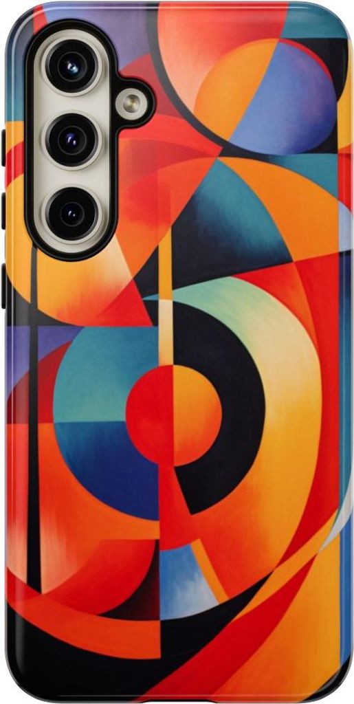 Lebendige geometrische Kunst – Hülle Kompatibel mit Samsung Galaxy S24 Plus