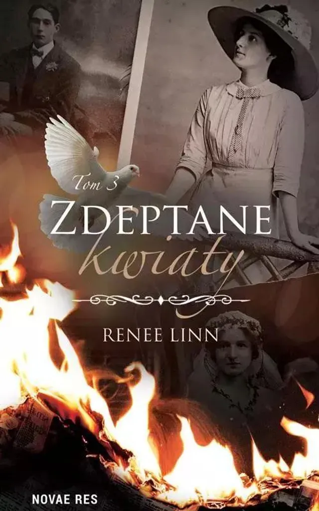 Livre polonais Zdeptane kwiaty T.3 broché 772 pages histoire vraie