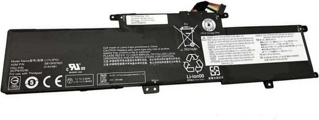 Réparer batterie Lenovo L390 qui ne charge plus - Modèle 4050 mAh Noir