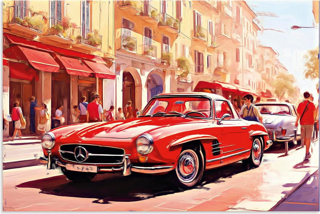 ARTland Wandbild Alu für Innen & Outdoor Mercedes 300 SL in Produktbild 
