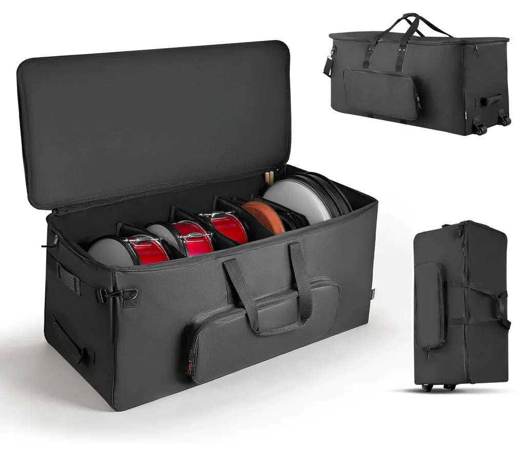 Sac batterie imperméable à roulettes VEVOR avec 6 séparateurs modulables