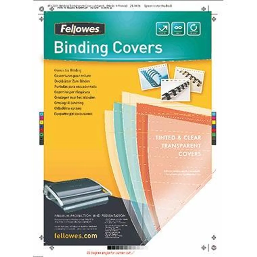 Protégez vos documents avec la couverture Fellowes A4 PVC transparente - 2