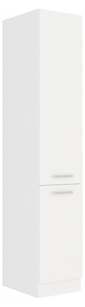 EKO White Hochschrank 40 cm Weiss matt Küchenzeile Produktbild 