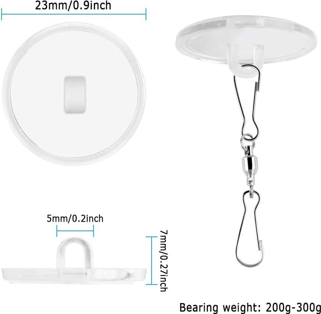 Deckenhaken Selbstklebend 30Pcs Klebehaken ohne Bohren Produktbild 5
