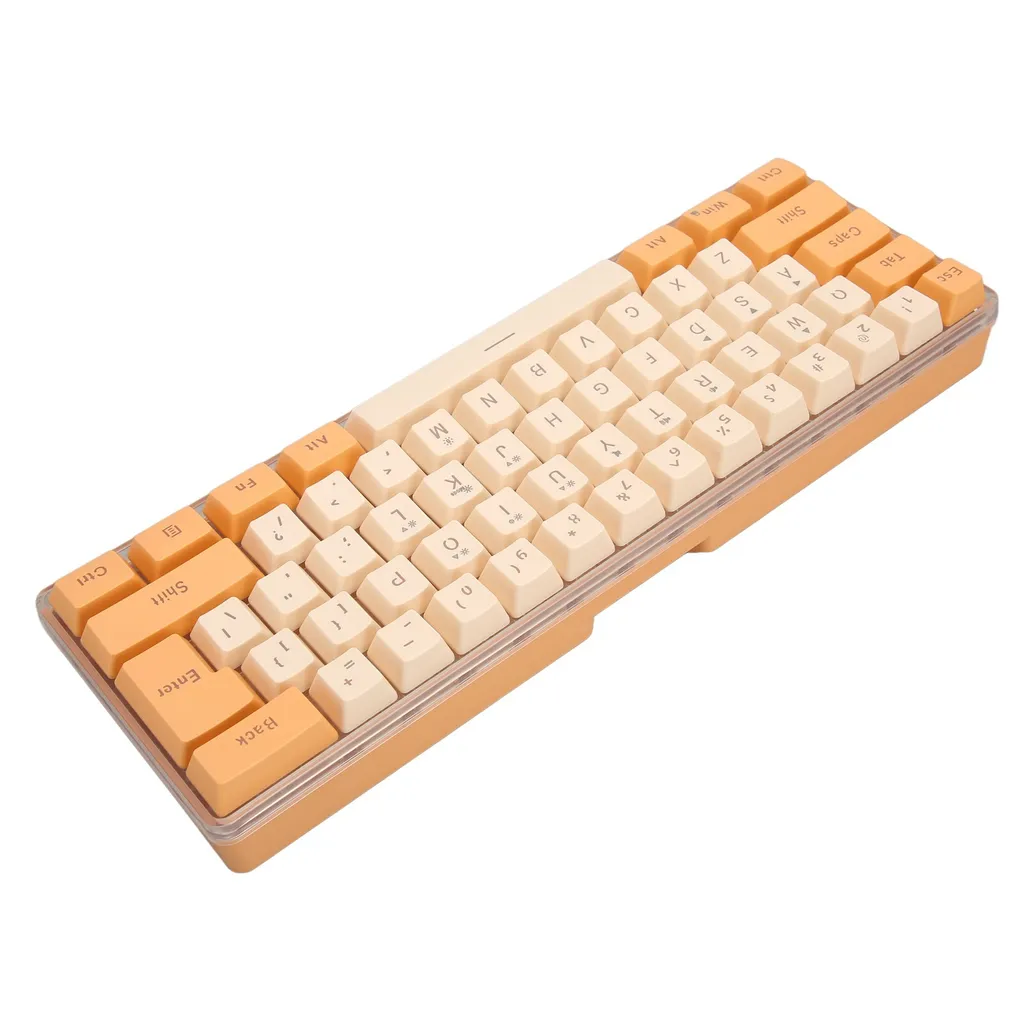 Clavier mécanique compact 61 touches RGB pour gagner de la place USB