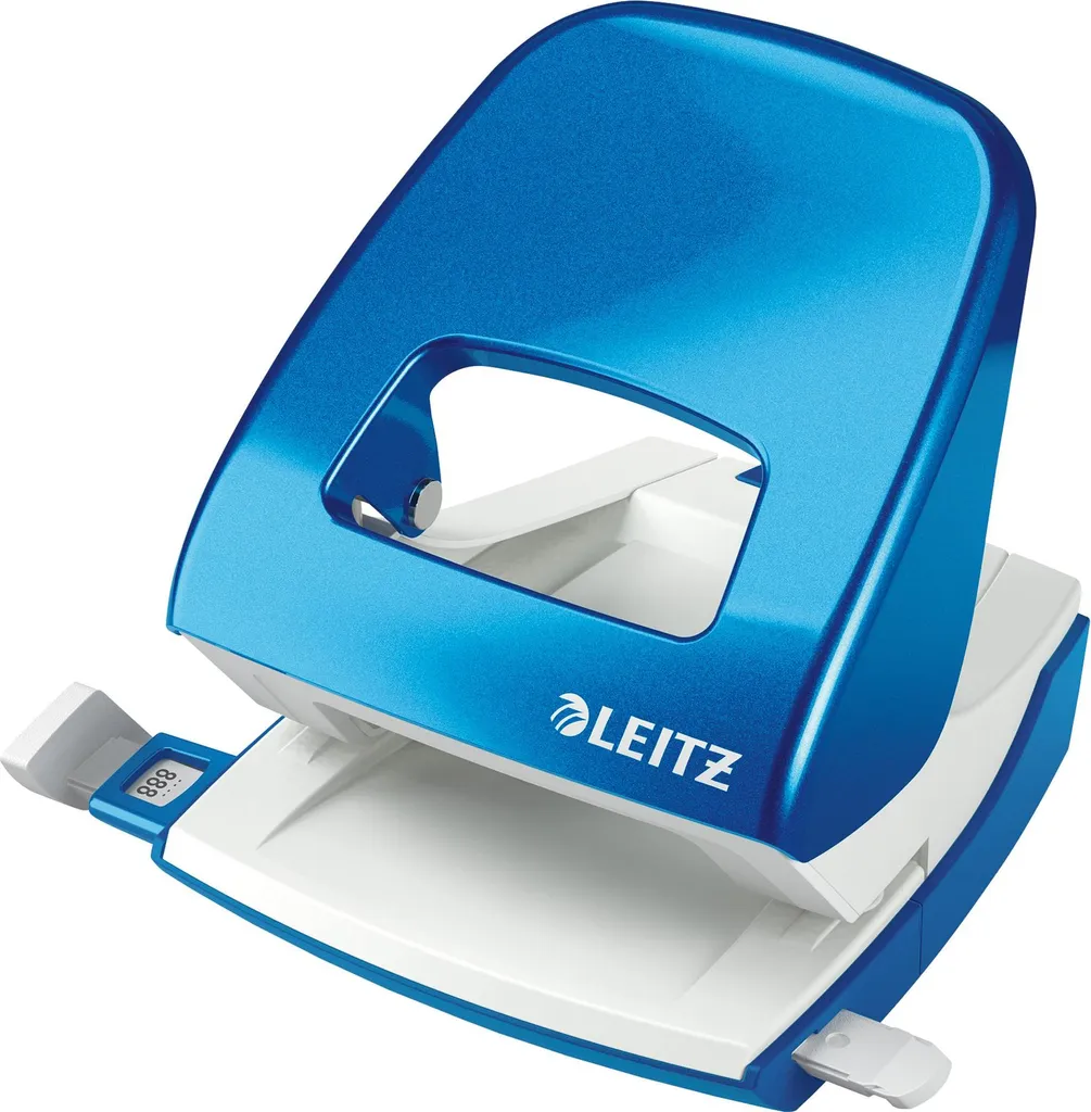 Leitz NeXXt 5008 Blu: La Perforatrice che Non Ti Tradisce Mai