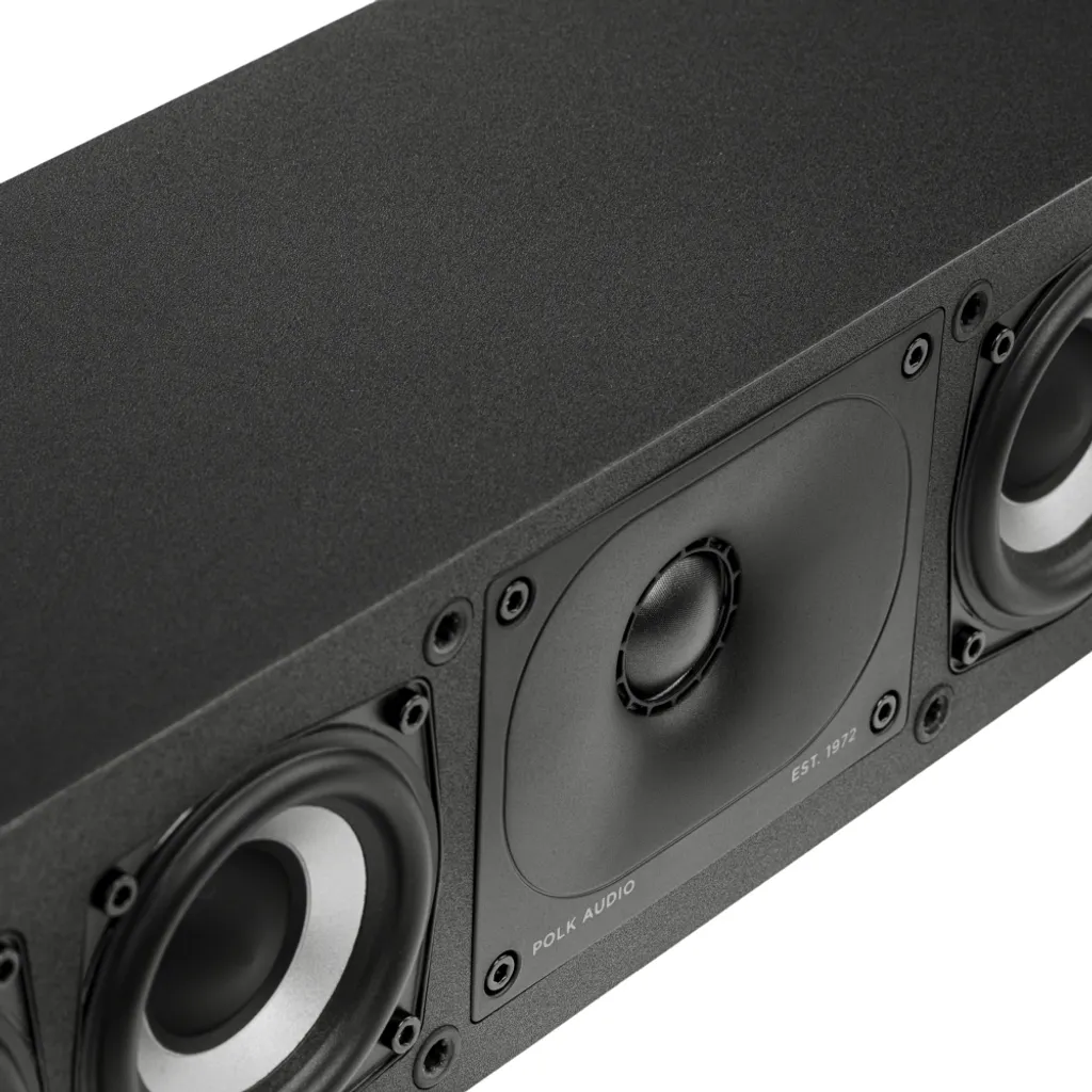 Polk Monitor XT35 Enceinte Centrale Home Cinéma 200W MXT35CBK Noir