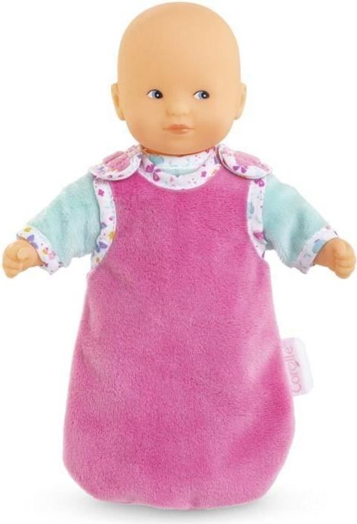 Corolle Mini Calin Bonne Nuit Papillons Puppe, 20 cm, 2 Zubehörteile, Ab 18 Monaten
