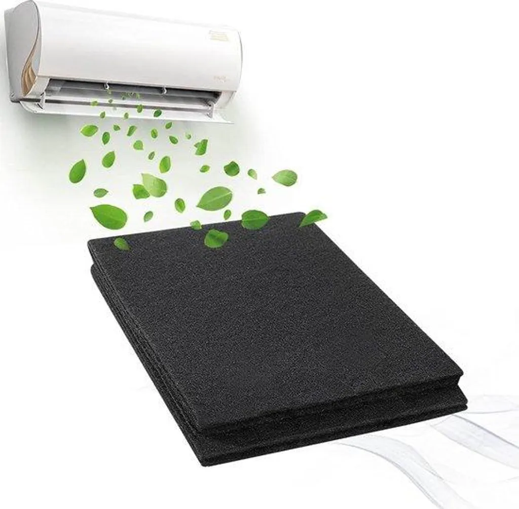 Filtre charbon actif universel désodorisant pour climatiseur réglable