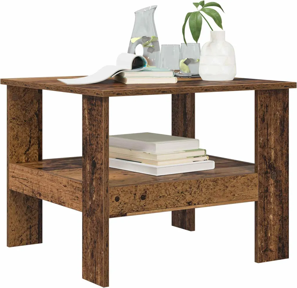 Offerta SYFAX™ Tavolino Salotto Legno Vecchio 57x55x45 cm - Qualità - 2