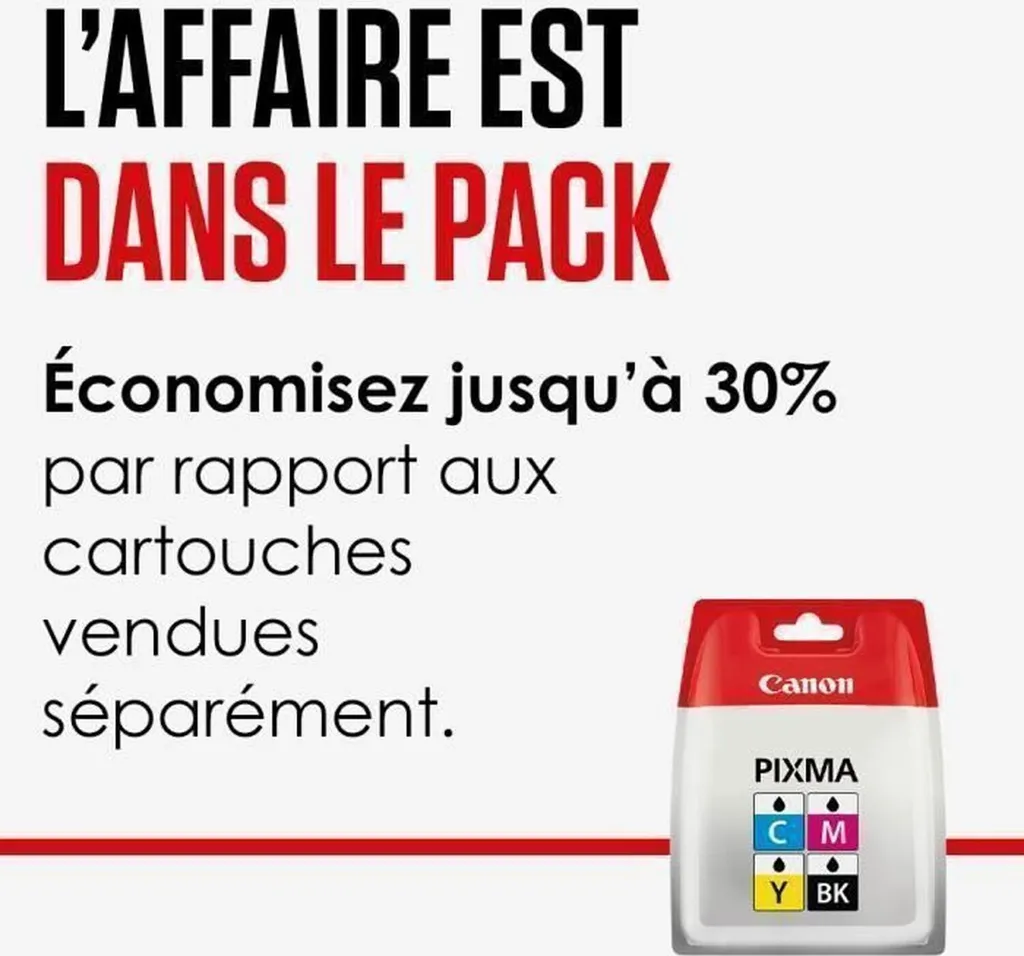 Multipack Canon PGI-1500XL Encre Haute Densité pour Impression Durable - 10