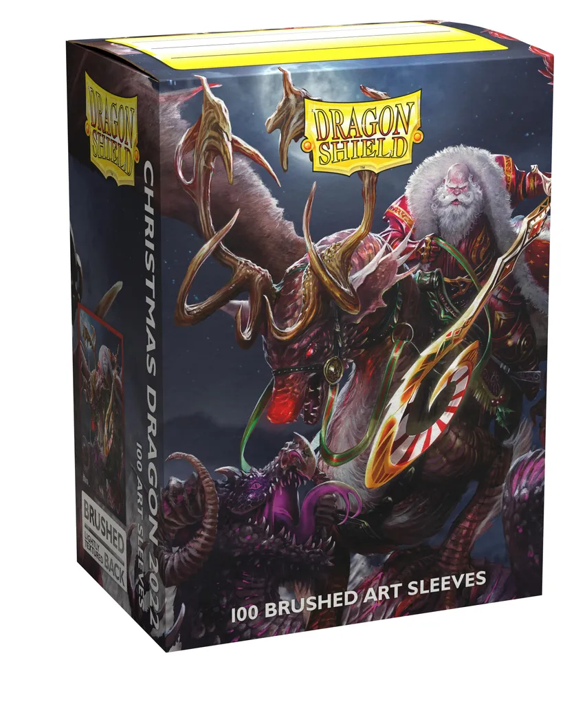 Pack 100 Dragon Shield Matte Art Christmas 2022 - Misura Standard