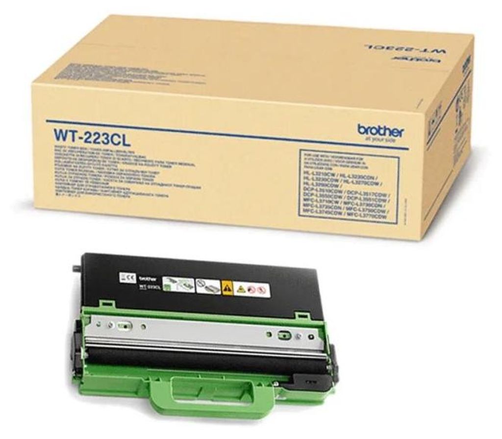 Brother WT-223CL, Resttonerbehälter, Schwarz, Grün, 1 Produktbild 