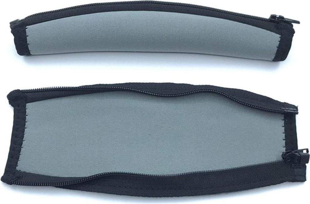 INF Ersatz-Kopfbügelbezug für Audio-Technica ATH-SR50BT Kopfhörer - Proteinleder & Memory Foam Grau
