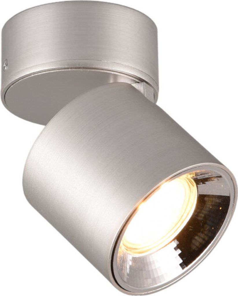 Spot sufitowy srebrny ruchomy okrągły oczko 1xGU10 10W Zdjęcie produktu 