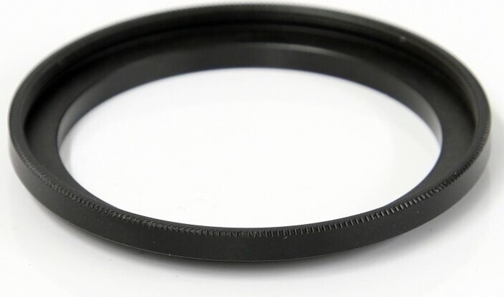 Adapterring 43mm - 52mm: 43mm Außengewinde und 52mm Innengewinde (Step Up Ring) in schwarz