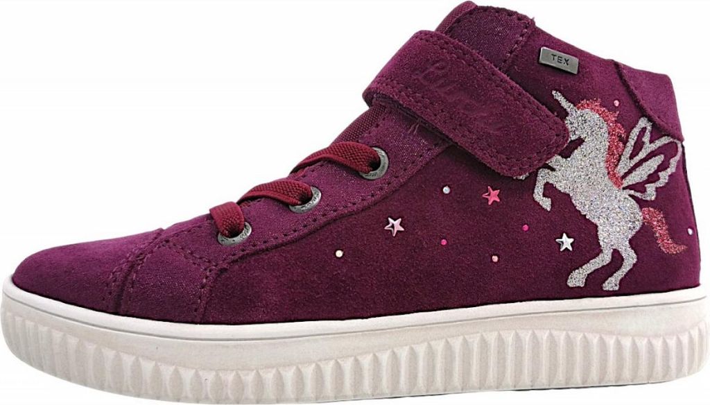 Lurchi Yina-Tex Klettstiefel Violett in Gr. 33