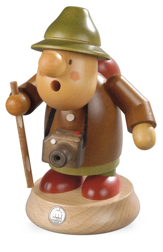 Tourist (16cm) Räuchermann von Müller Kleinkunst