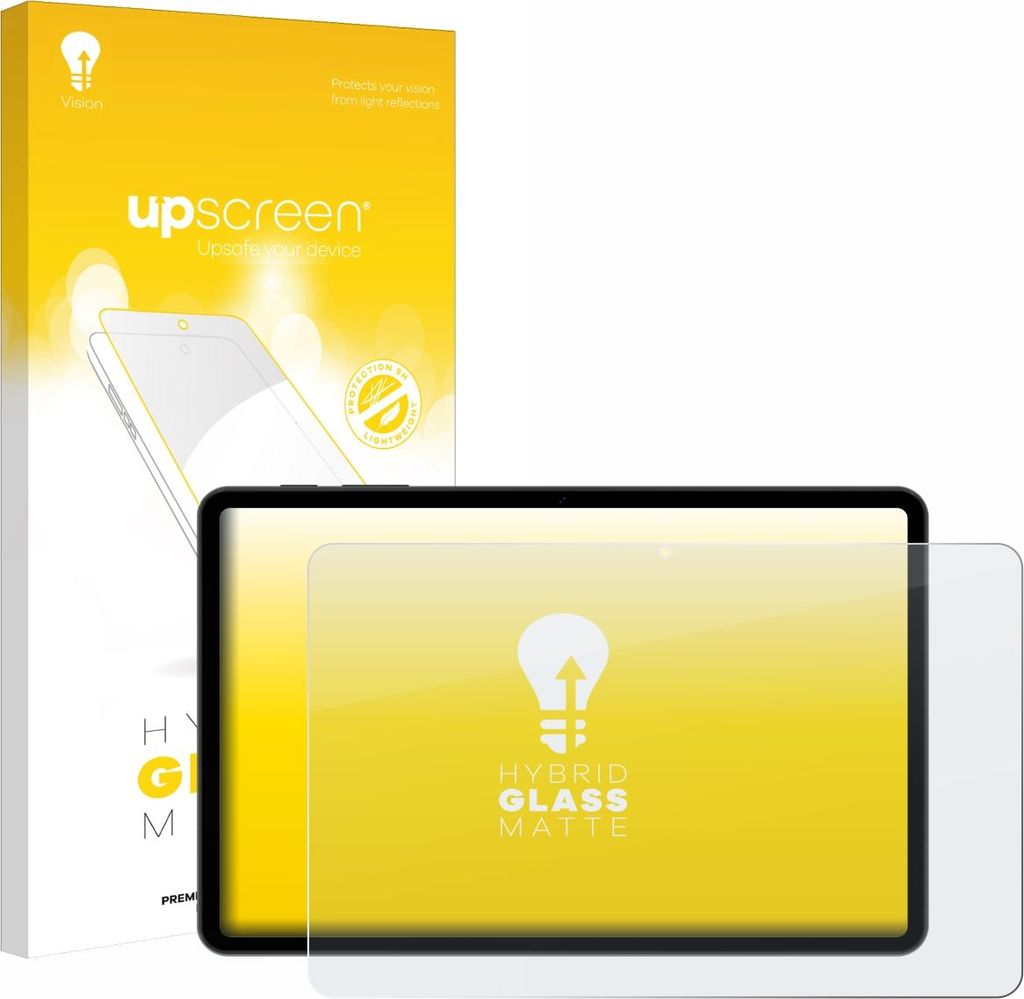 upscreen Entspiegelungs Schutzglas für Doogee Tab A9 Pro Schutzfolie Panzer Folie Glas Display Schutz matt