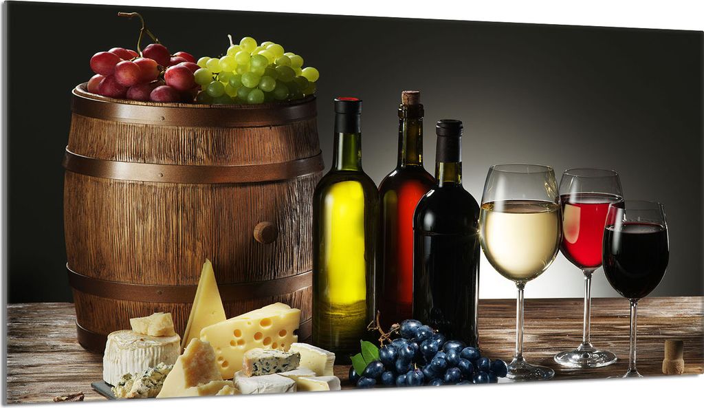 Glasschutzplatte für den Herd 90x52 Küche