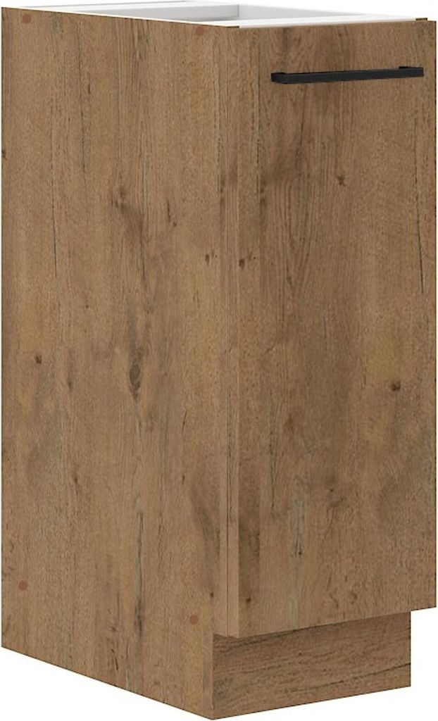 Küche Vigo Eiche Lancelot matt Unterschrank 30 cm Schrankauszug Küchenschrank