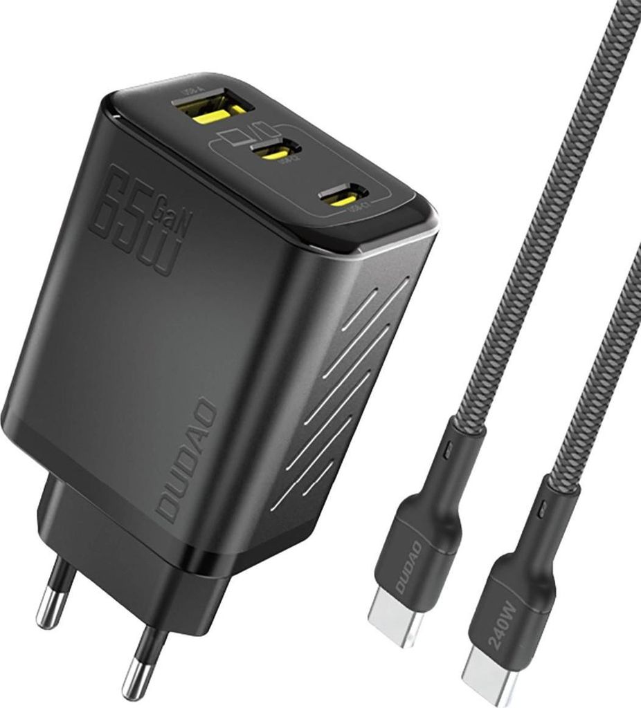 Ładowarka Sieciowa Dudao A29C 65W Gan + Kabel Usb-C - Produktbild 