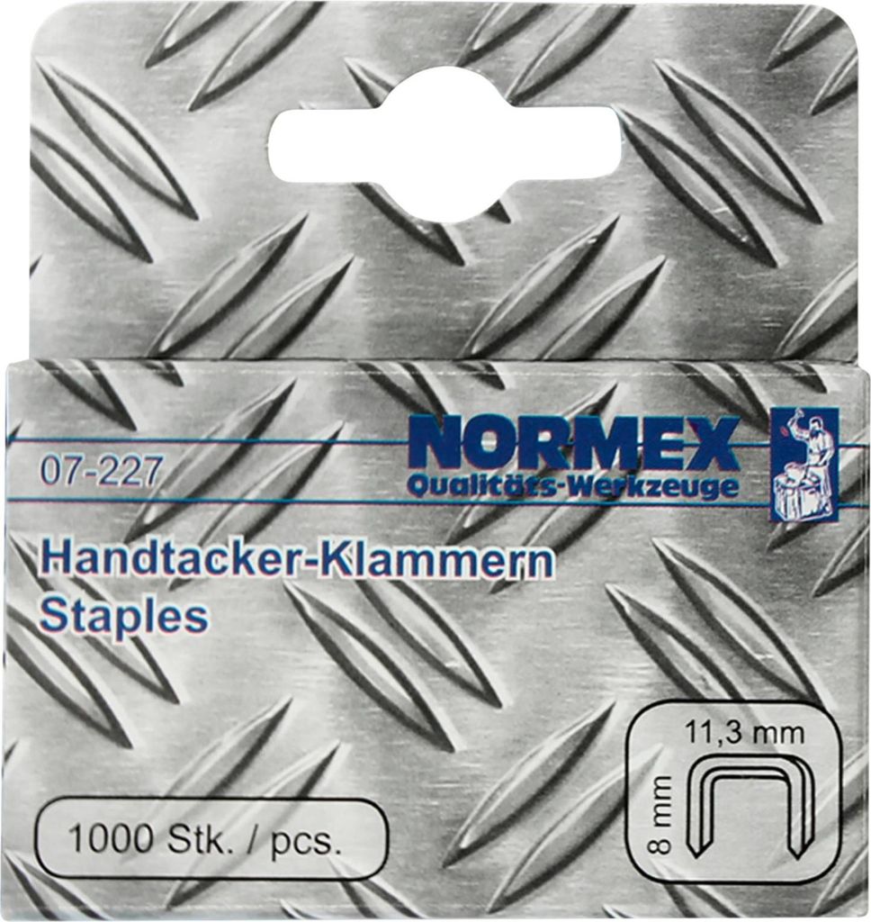 Klammern für Handtacker, 11,3x8mm