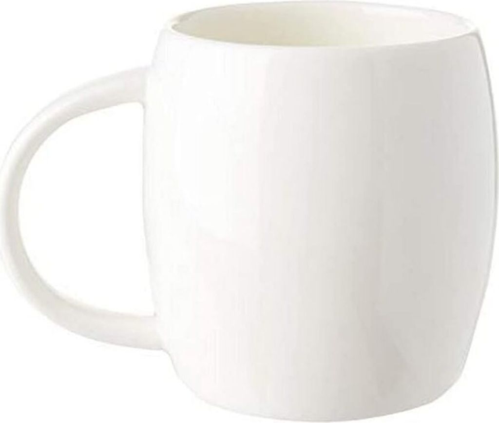 Wilmax Becher 400 ml Weiß Porzellan Olivia WL-993086/A Produktbild 