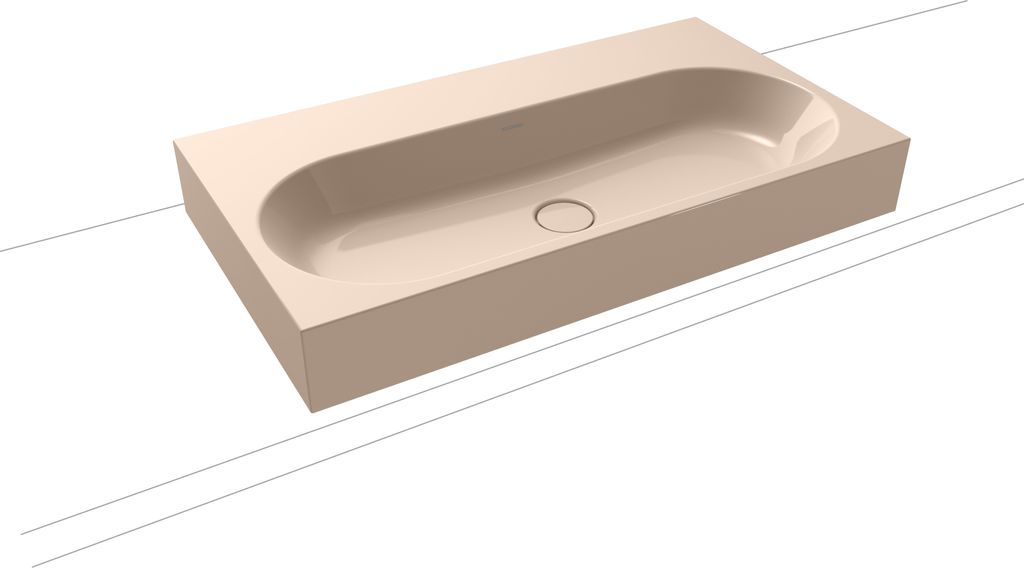 KALDEWEI CENTRO Aufsatzwaschtisch bahamabeige