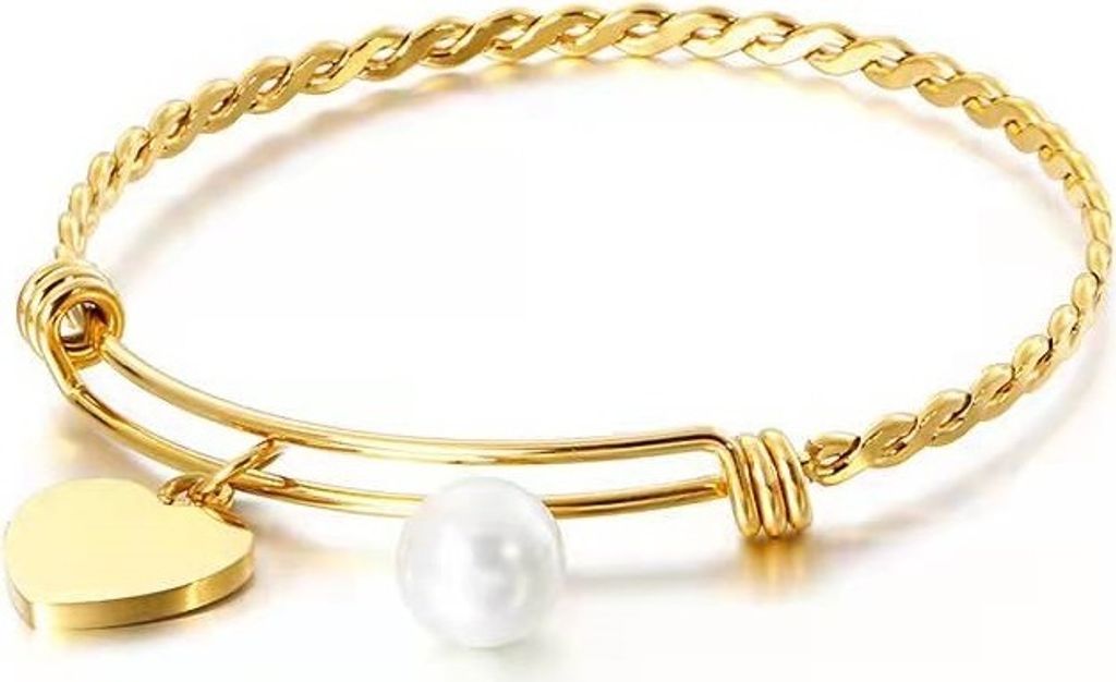 Elegantes Armband Rachel in Gold - und rhodiniert KP15214