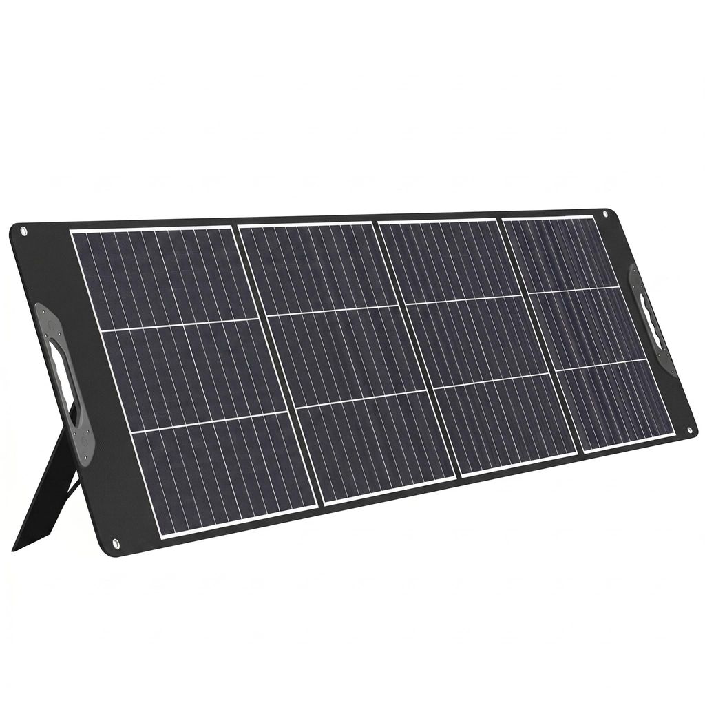 SWAREY Faltbares Solarpanel 200W Monokristallines Solar Ladegerät mit 2 USB-Anschluss, 18V DC Ausgang. PD 18W Typ-C Solarmodul für Powerstation,G...