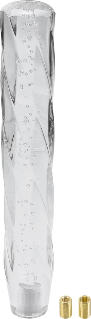 Universaler Schaltknauf 30 cm Schaltstangenhebelknauf mit 2 Adaptern fš¹r Automatik- und Schaltfahrzeuge aus transparentem Acryl