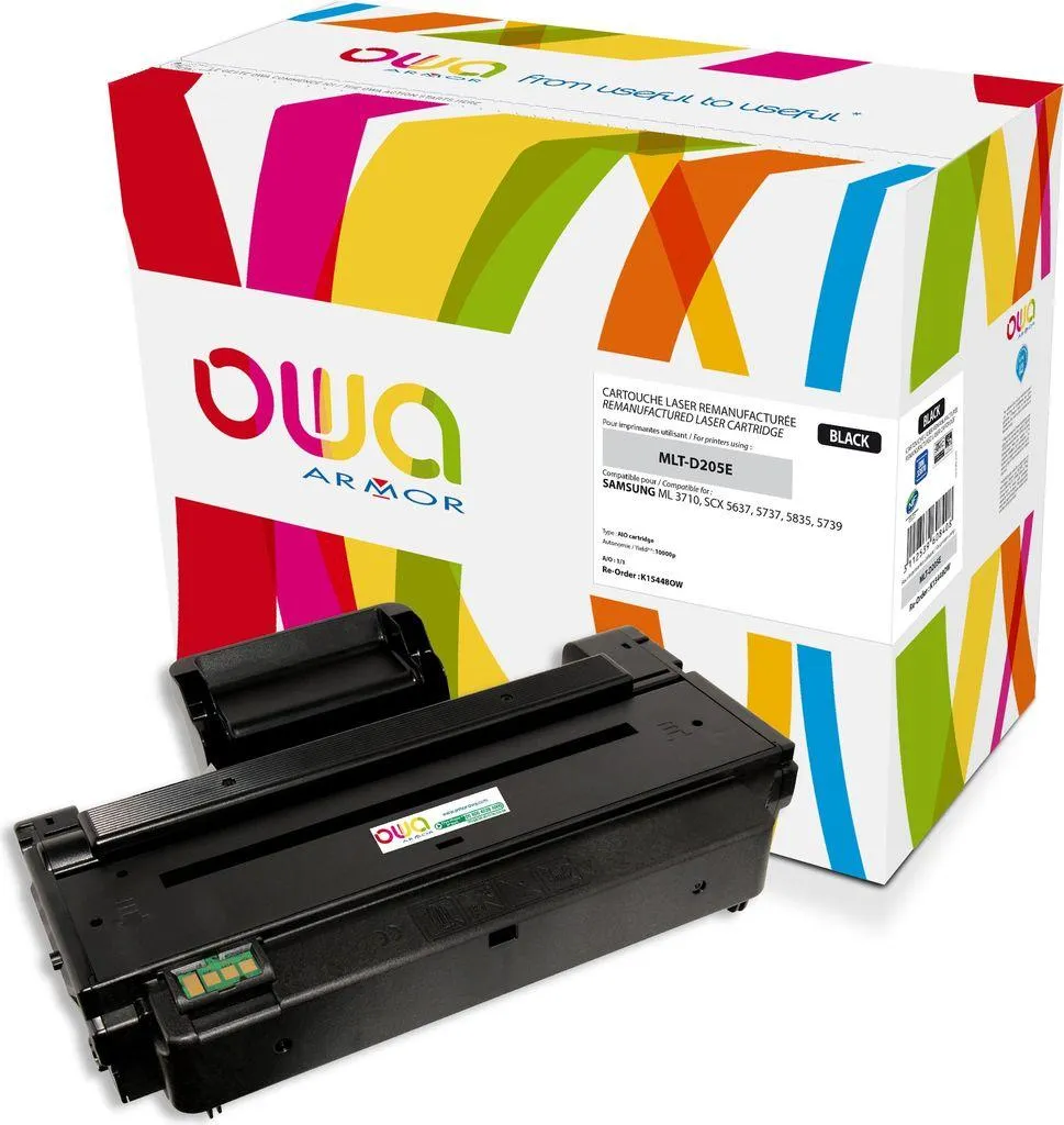 Finis les Changements Fréquents : Toner Armor K15448OW Noir 10000 Pages