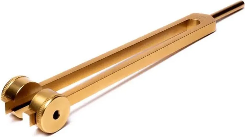 Diapason 68,05 Hz Or 13,2 cm - Basse Fréquence et Finition Premium Or