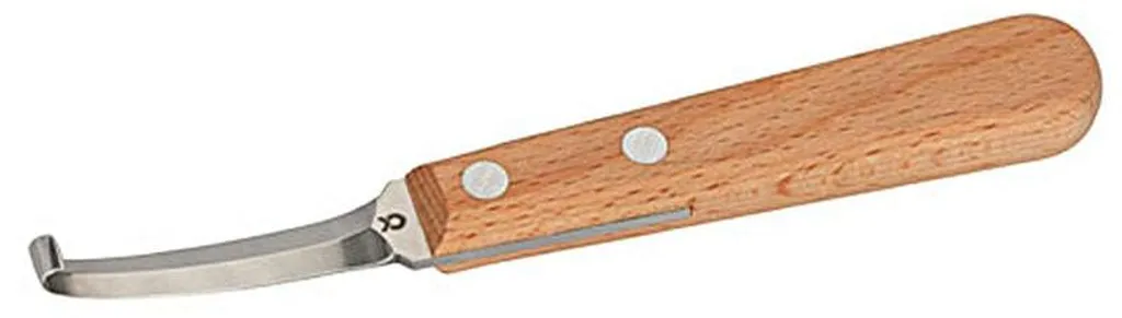 Couteau à mouton professionnel double tranchant en acier forgé 25cm