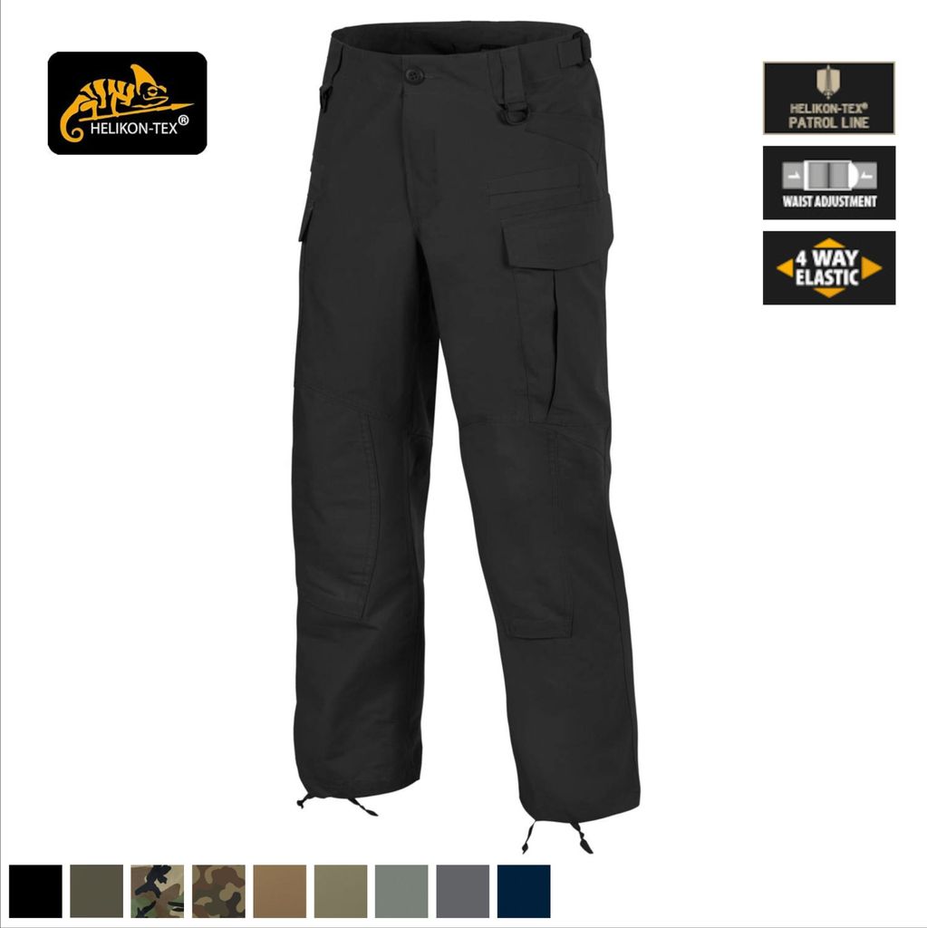 Helikon-Tex SFU Next Hose – PolyBaumwolle Ripstop – in mehreren Varianten erhältlich, Größe:S/Regular, Farbe:Adaptive Green