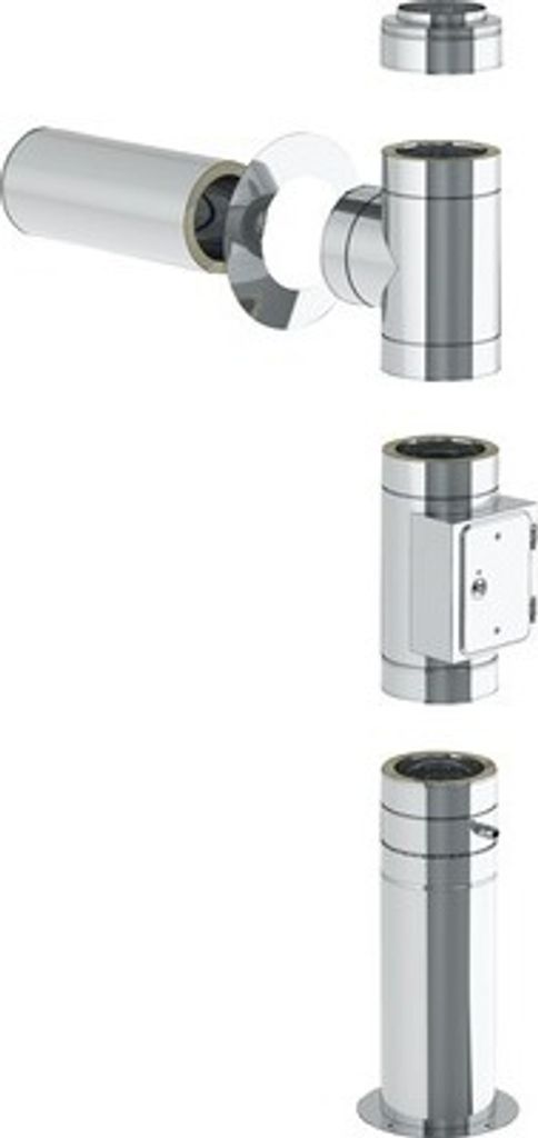 Jeremias DW-ECO Grundset Standmontage 500 mm Ø130 mm