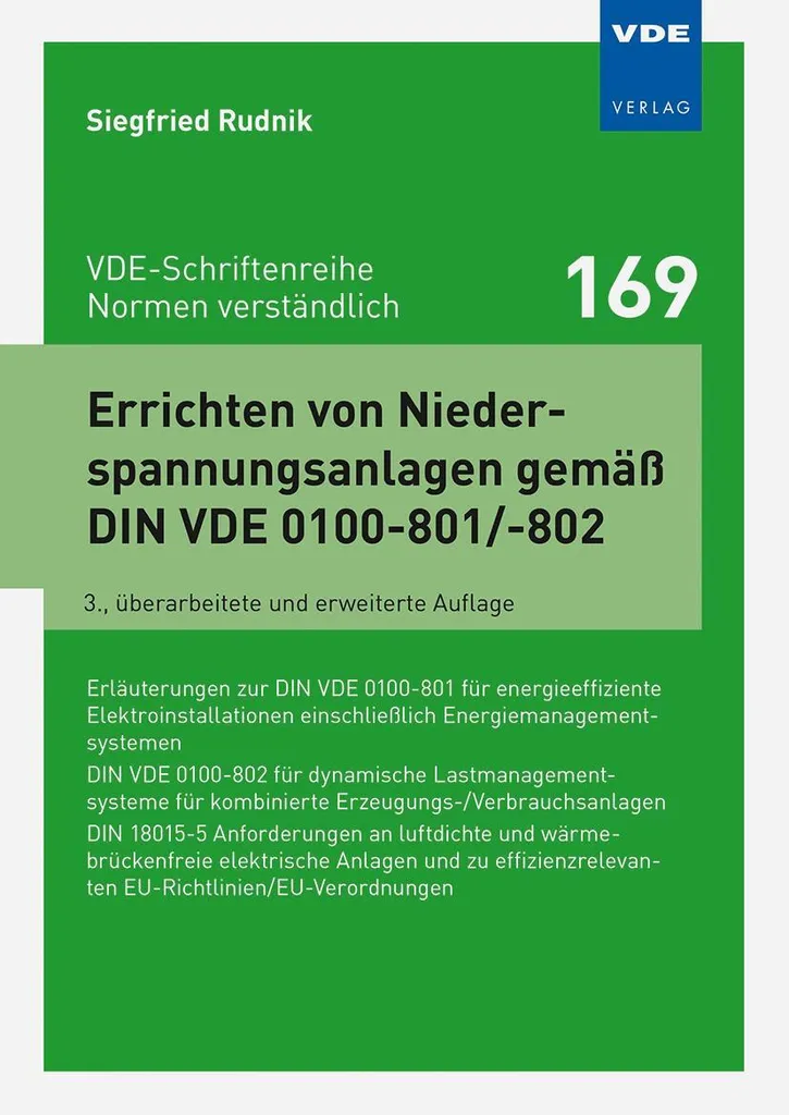 Guide DIN VDE 0100-801-802 installation basse tension électrique