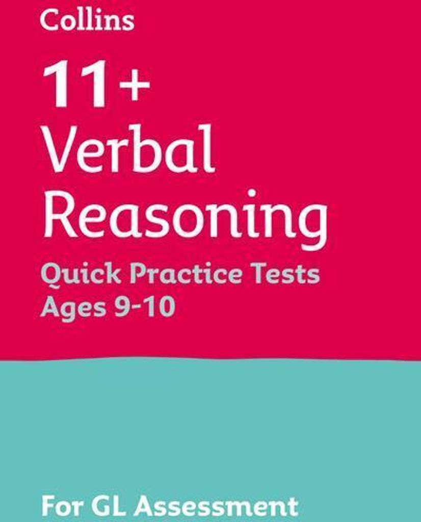Letts 11+ Success - 11+ Verbal Reasoning Quick Practice Tests Age 9-10 for the Gl Assessment Tests
