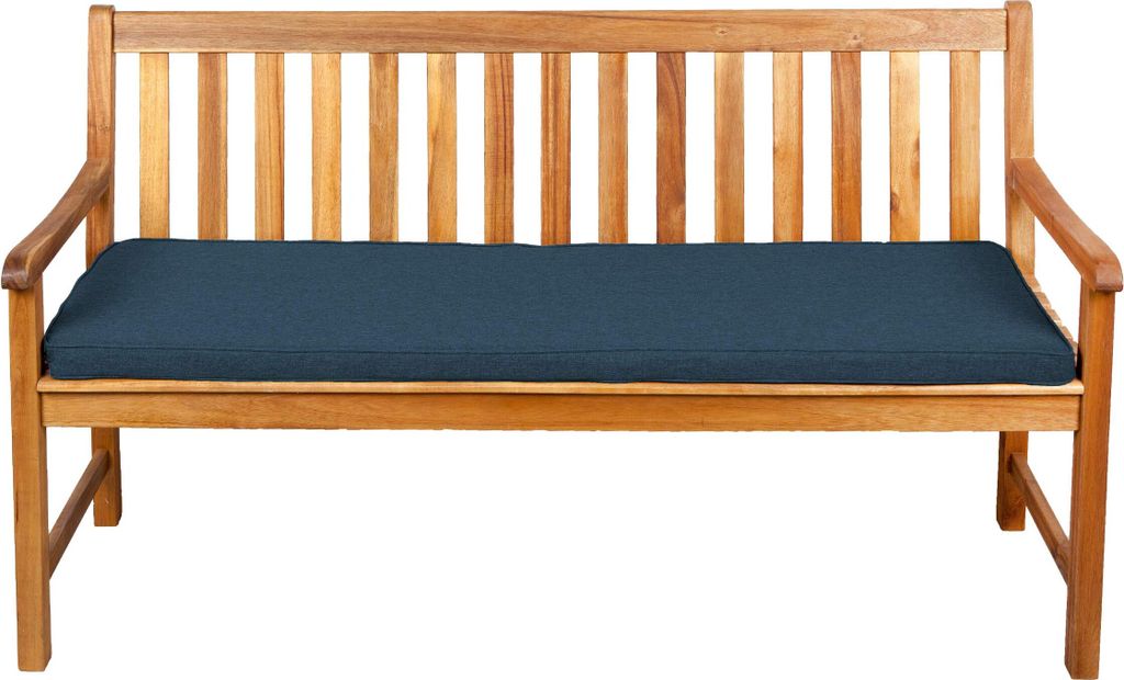 Sitzkissen für Bank, Gartenschaukeln, Sitz, glatt. FK5 (100x40x5, Navy blau)