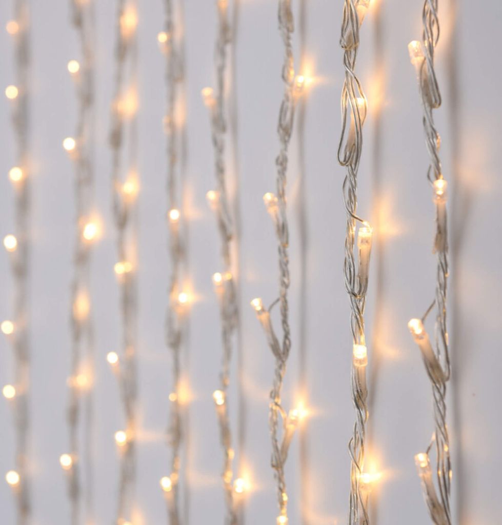 Rebecca Mobili Lichterkaskade 220 LED warmweiß für Innen- und Außenbereich L 2 mt