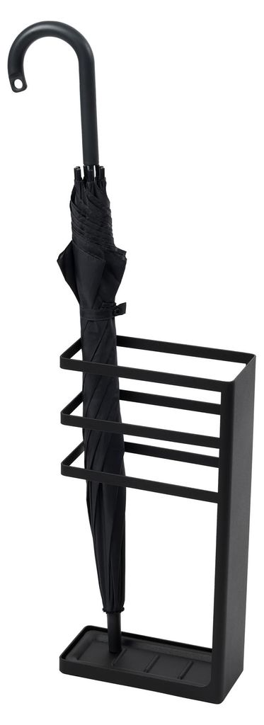 Yamazaki 7933 LAYER Schirmständer schwarz Stahl Produktbild 