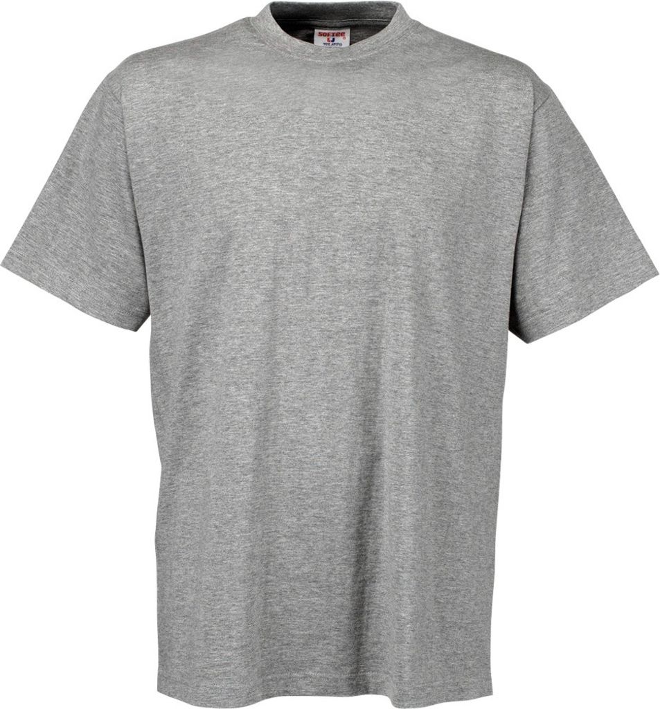 Tee Jays 8000 | Soft Herren T-Shirt - Waschbar bis 60 °C - Farbe: Heather Grey - Größe: XL