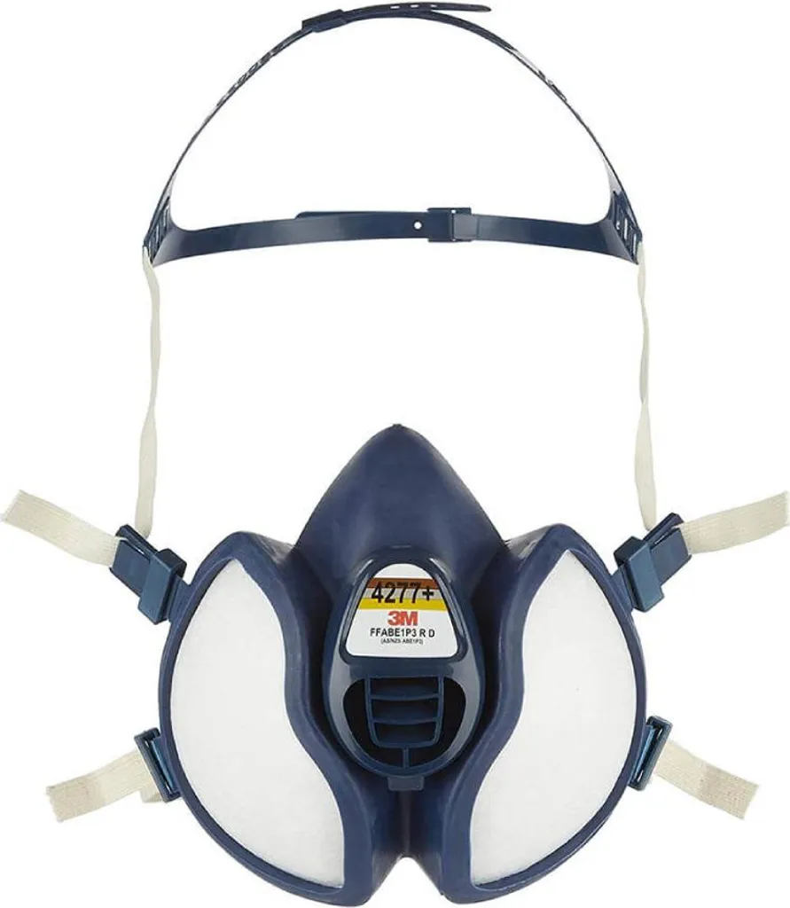Masque de Protection 3M 4277+ pour Peinture et Manipulation Acide