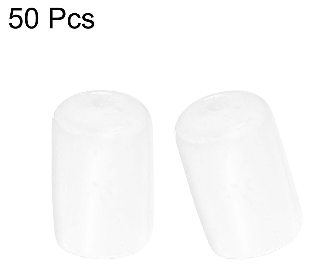 50 Stš¹ck Gummi Endkappen 13mm ID Gummikappen Schutzkappen Bolzen Runde Kappe Abdeckschrauben Gewindeschutz Bolzenkappen fš¹r Schrauben Rohren ...