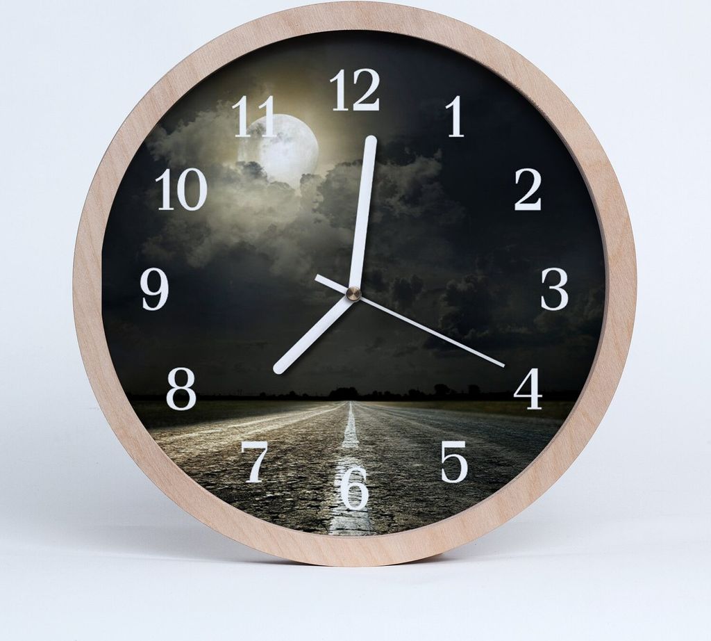 Holzuhr 30fi cm wanduhr - Die Art und Weise der Mond